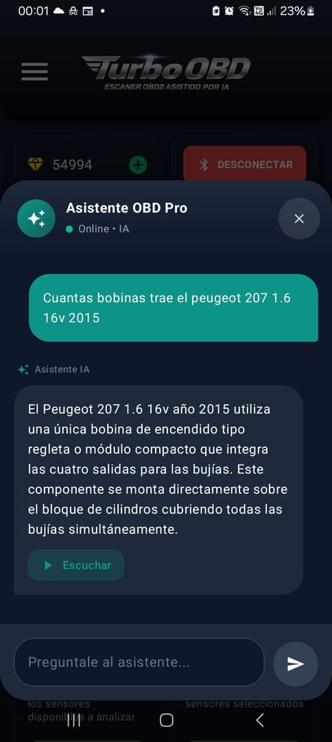 Historial de reportes guardados